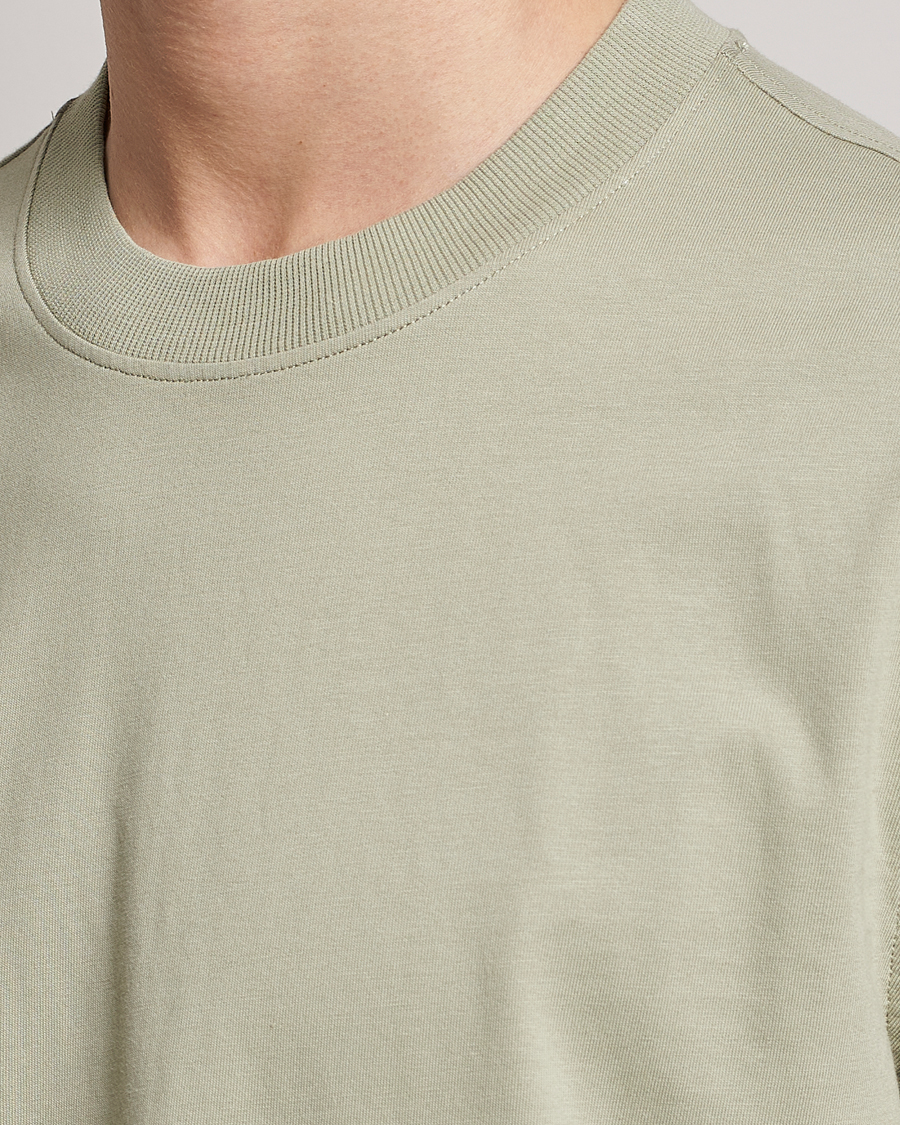 Homme | T-shirts | NN07 | Adam Pima Crew Neck T-Shirt Pale Green