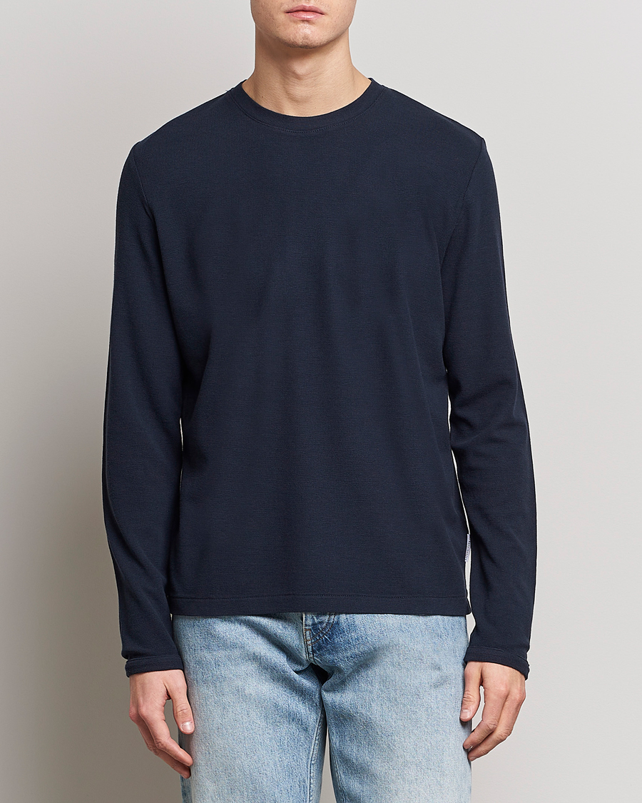 Homme |  | NN07 | Clive Knitted Sweater Navy Blue