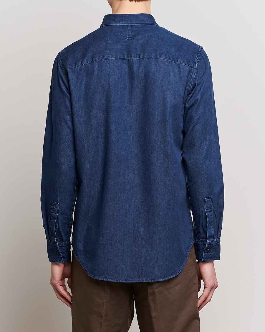 Homme | Chemises | NN07 | Cohen Tencel Denim Shirt Dark Indigo
