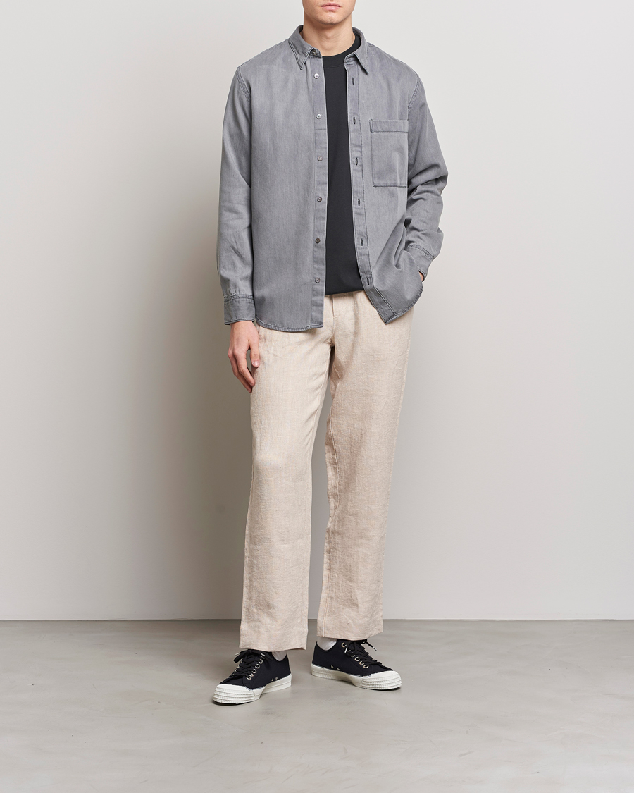 Homme | Chemises | NN07 | Cohen Tencel Denim Shirt Grey Denim