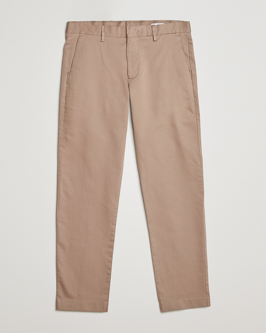 Homme | Pantalons | NN07 | Theo Regular Fit Stretch Chinos Greige
