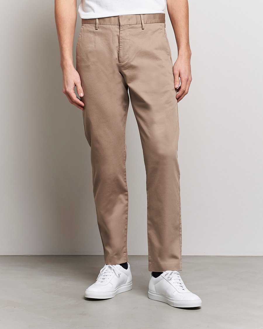 Homme | Pantalons | NN07 | Theo Regular Fit Stretch Chinos Greige