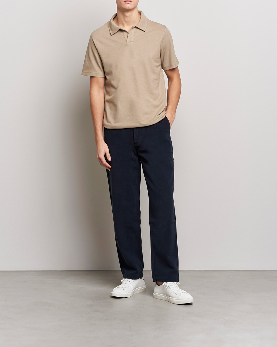 Homme | Polos | NN07 | Ross Polo Greige