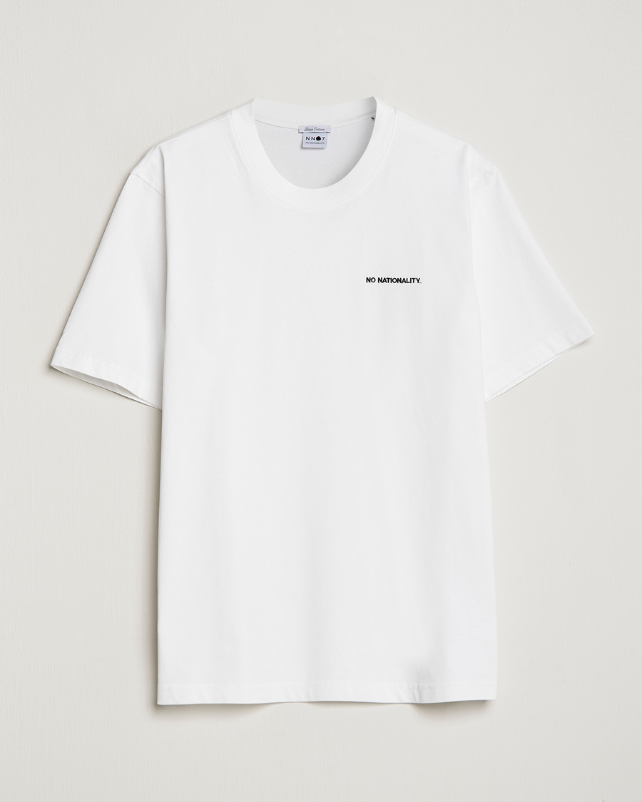 Homme | T-shirts | NN07 | Adam Logo Crew Neck T-Shirt White