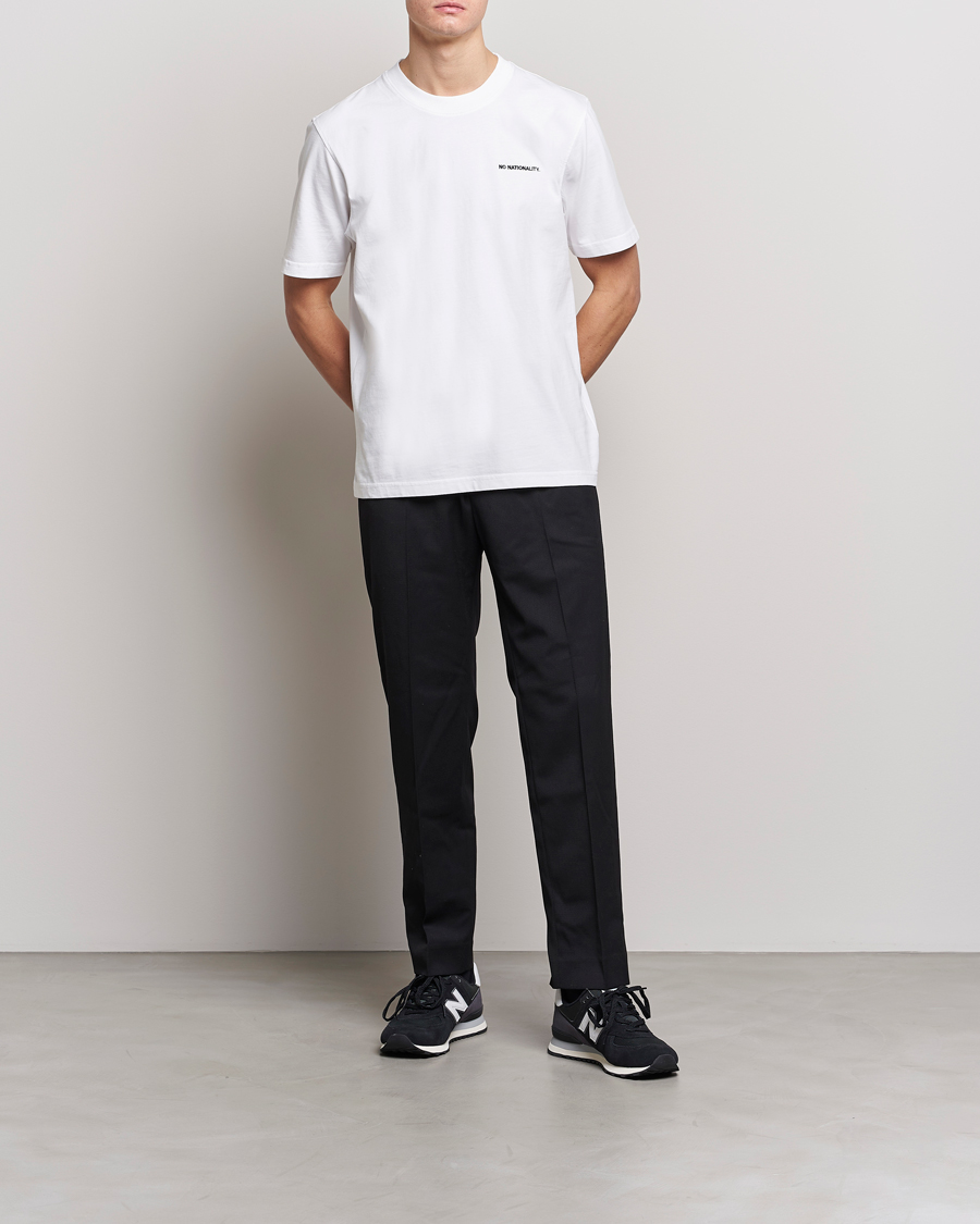 Homme | T-shirts | NN07 | Adam Logo Crew Neck T-Shirt White