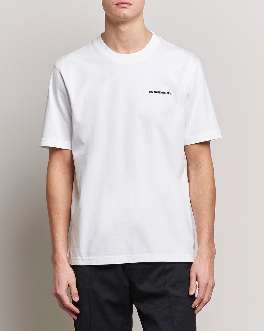 Homme | T-shirts | NN07 | Adam Logo Crew Neck T-Shirt White