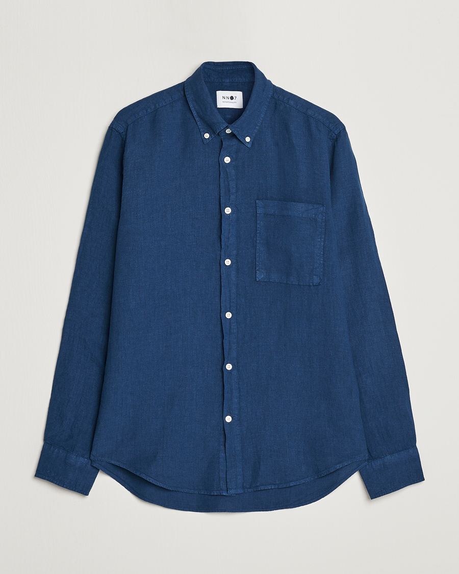 Homme | Chemises | NN07 | Arne Linen Shirt Sargasso Sea