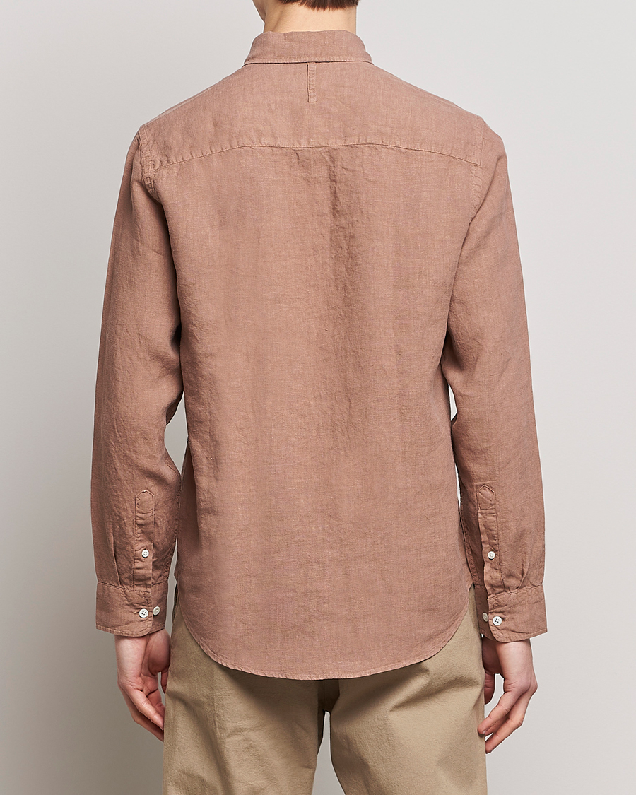 Homme | Chemises | NN07 | Arne Linen Shirt Nougat