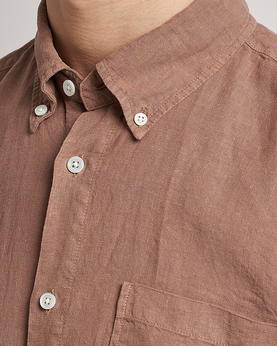 Homme | Chemises | NN07 | Arne Linen Shirt Nougat