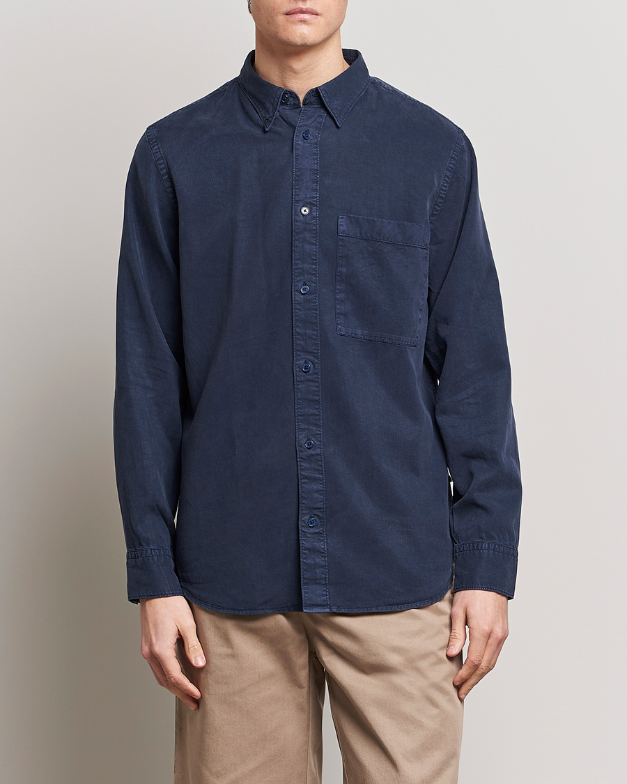 Homme | Chemises | NN07 | Cohen Tencel Shirt Sargasso Sea