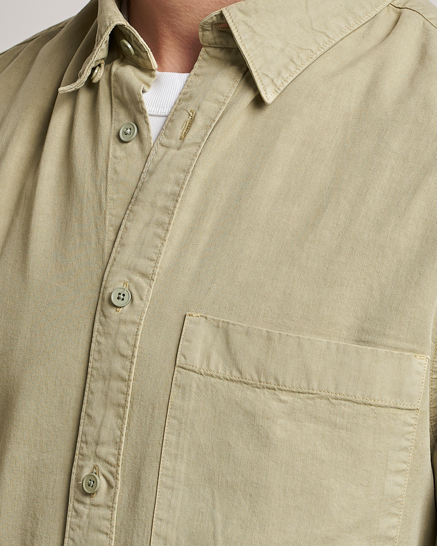 Homme | Chemises | NN07 | Cohen Tencel Shirt Pale Green
