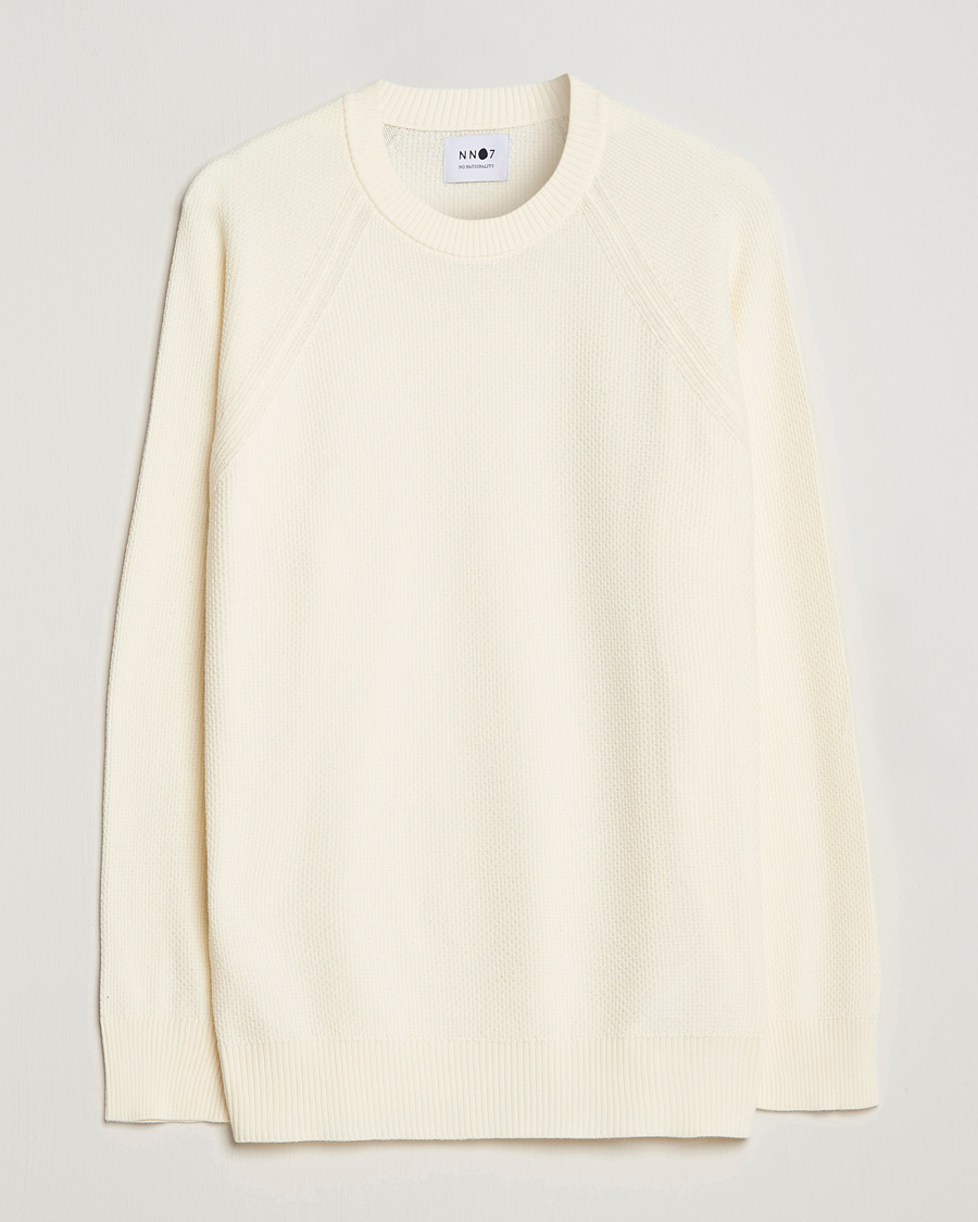 Homme | Pulls Et Tricots | NN07 | Brandon Cotton Knitted Sweater Ecru