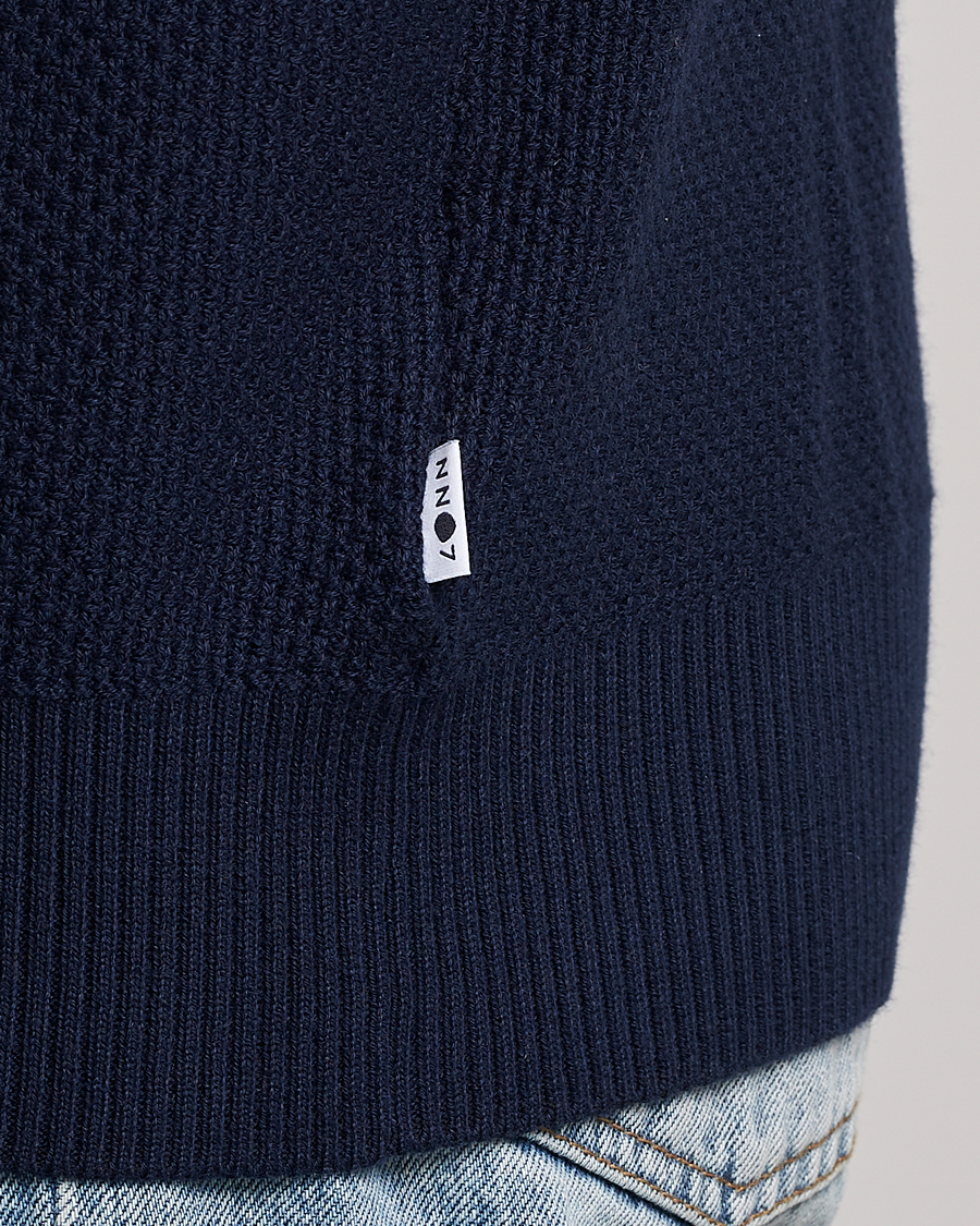 Homme | Pulls Et Tricots | NN07 | Brandon Cotton Knitted Sweater Navy Blue