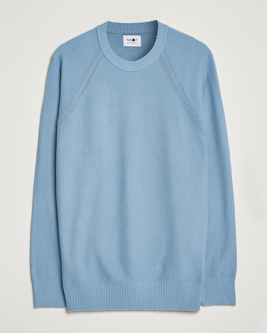 Homme | Pulls Et Tricots | NN07 | Brandon Cotton Knitted Sweater Ashley Blue