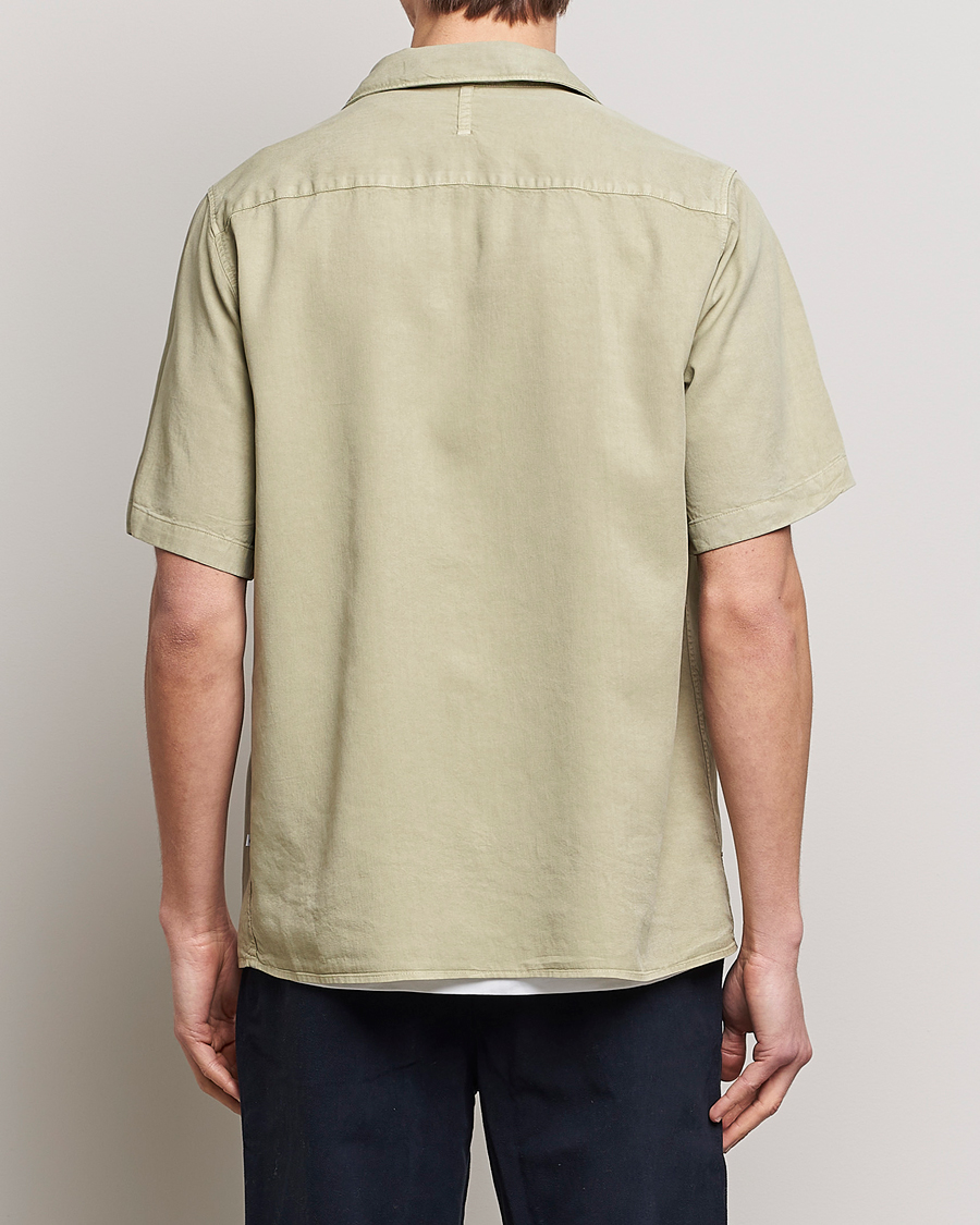 Homme | Chemises | NN07 | Julio Tencel Resort Collar Shirt Pale Green