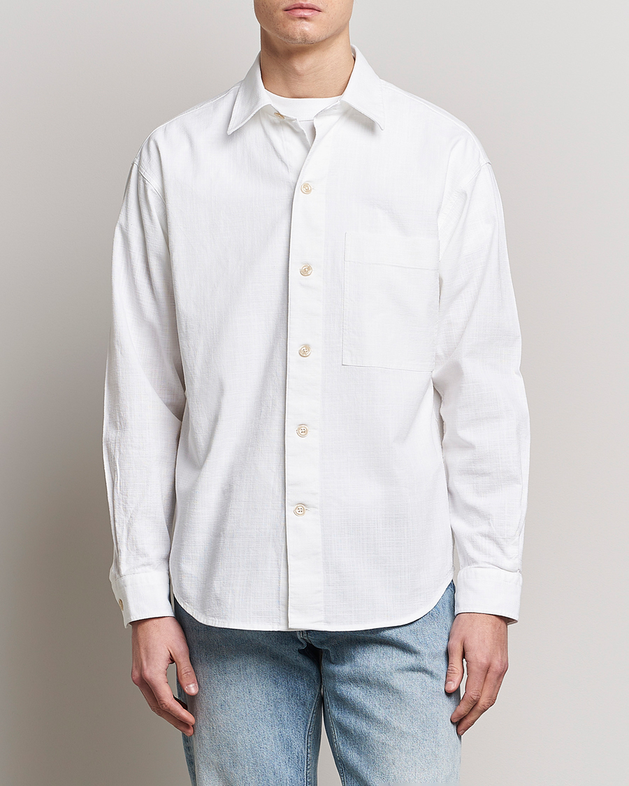 Homme | Chemises | NN07 | Adwin Cotton Pocket Shirt Off White