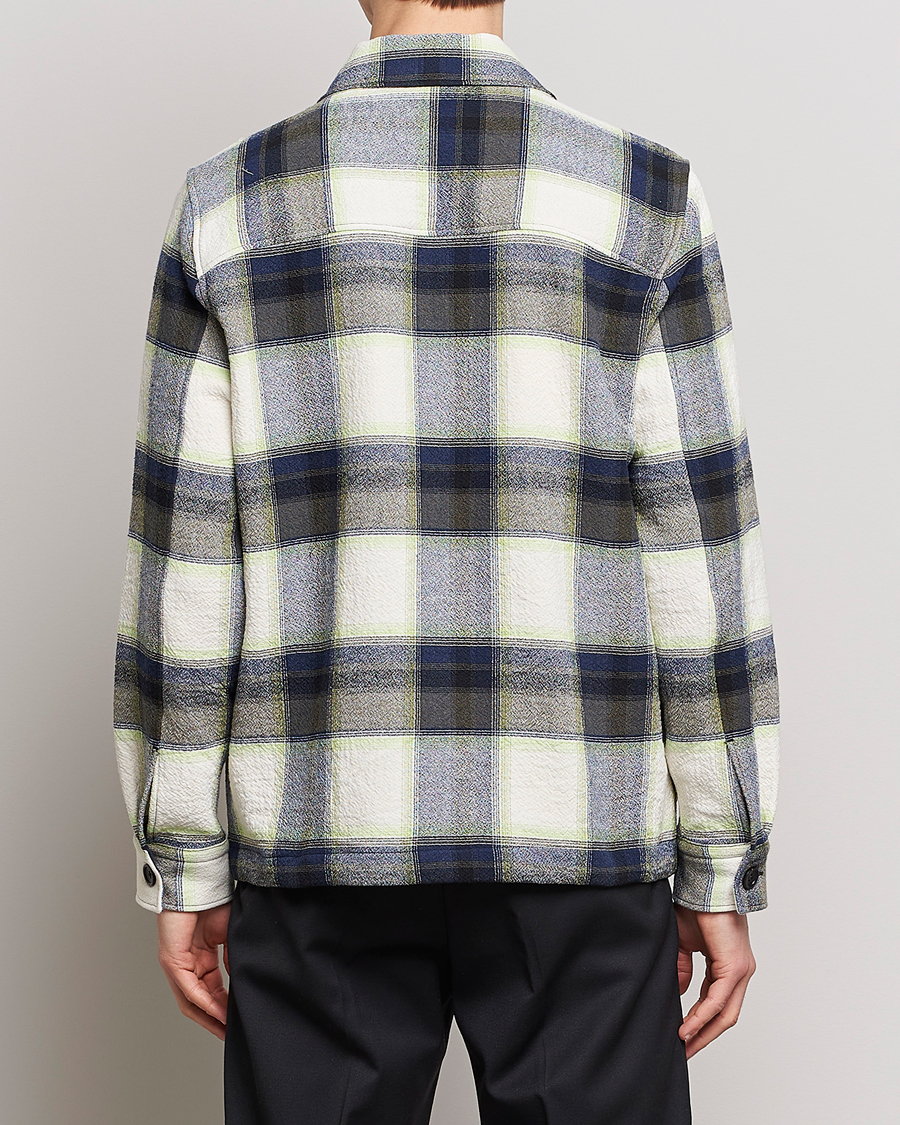 Homme | Chemises | NN07 | Wilas Checked Pocket Overshirt Blue