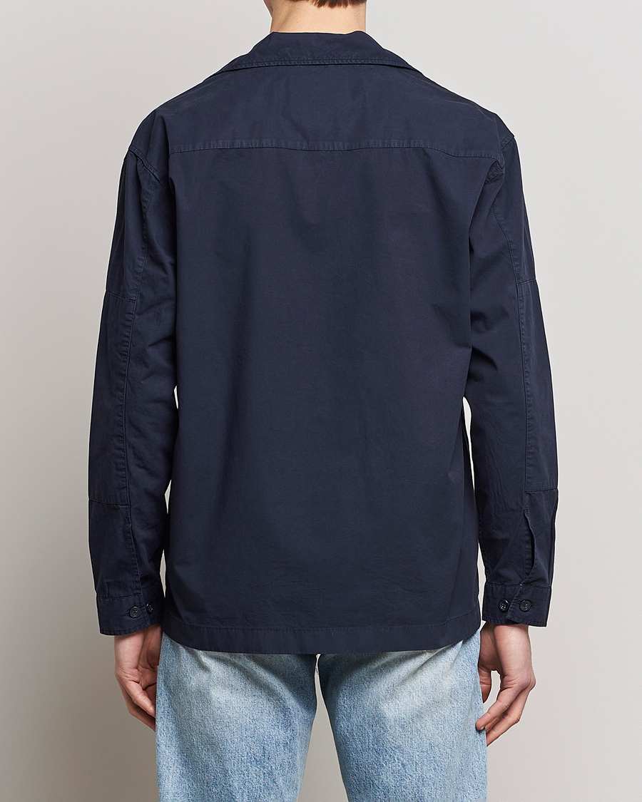 Homme | Chemises | NN07 | Andre Patch Pocket Overshirt Navy Blue