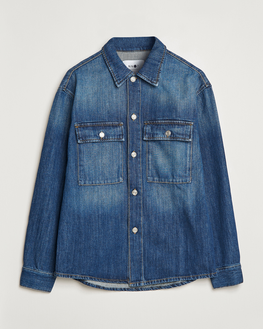 Homme | Manteaux Et Vestes | NN07 | Roger Denim Jacket Medium Blue