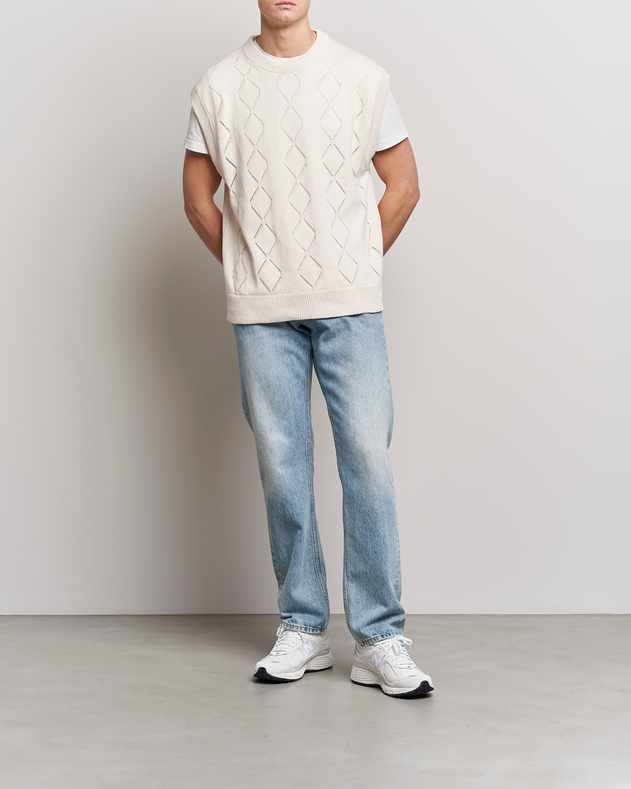 Homme | Pulls Et Tricots | NN07 | Crew Neck Vest Ecru