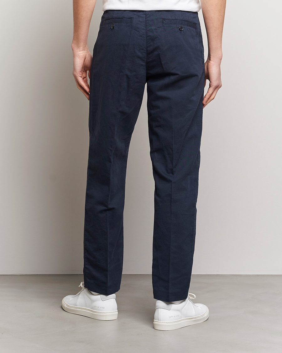 Homme | Pantalons | NN07 | Fritz Pleated Trousers Navy Blue