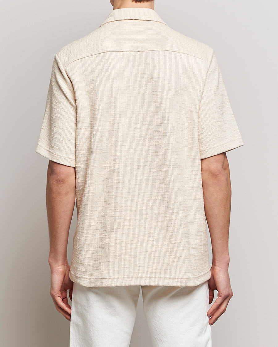 Homme | Chemises | NN07 | Julio Knitted Structured Shirt Ecru