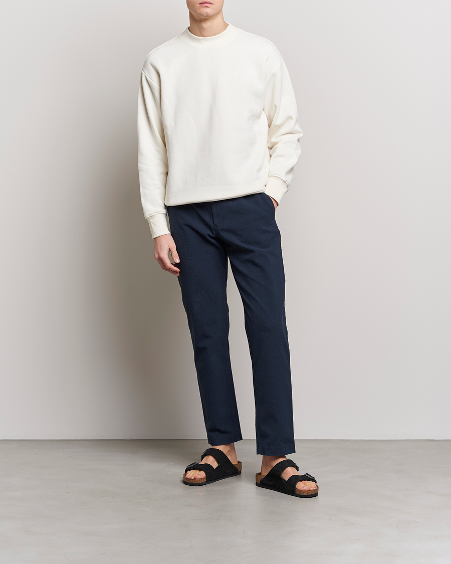 Homme | Pantalons | NN07 | Theodore Seersucker Pants Navy Blue