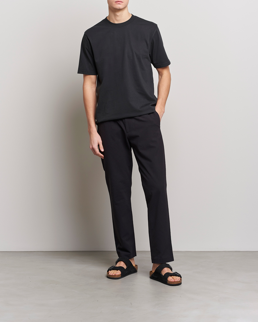 Homme | Pantalons | NN07 | Theodore Seersucker Pants Black