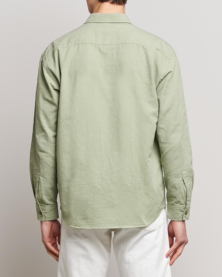 Homme | Chemises | NN07 | Deon Jacquard Shirt Pale Green