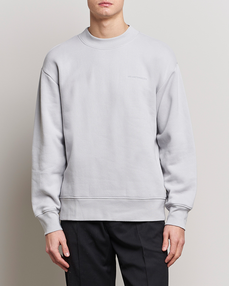 Homme | Pulls Et Tricots | NN07 | Briggs Mock Neck Sweater Harbour Mist