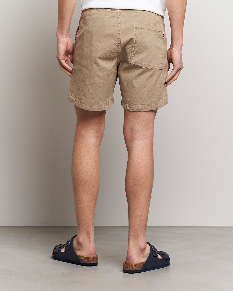 Homme | Shorts | NN07 | Gregor Tencel Drawstring Shorts Greige