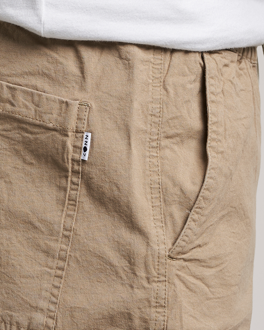 Homme | Shorts | NN07 | Gregor Tencel Drawstring Shorts Greige