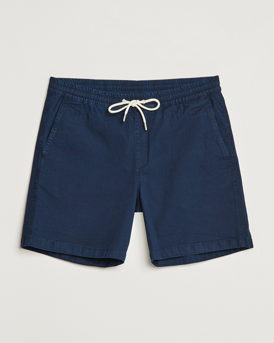 Homme | Shorts | NN07 | Gregor Tencel Drawstring Shorts Navy Blue