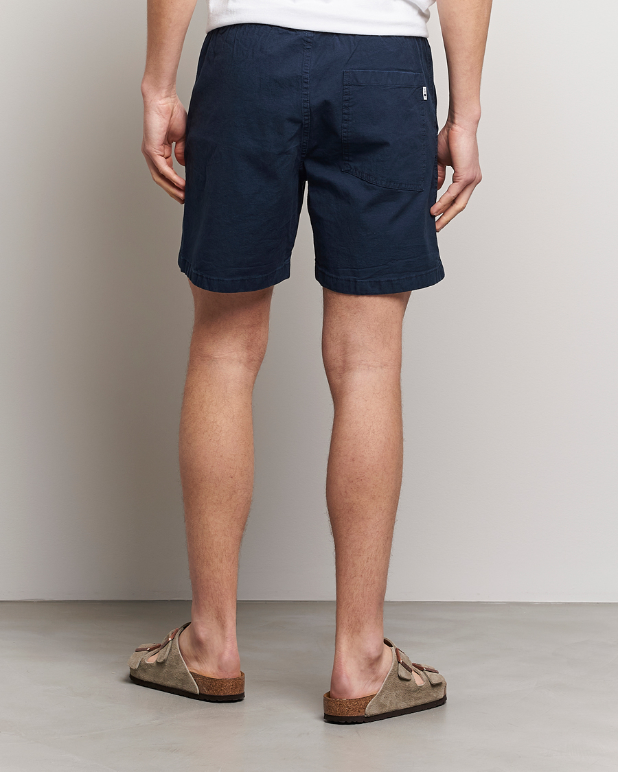 Homme | Shorts | NN07 | Gregor Tencel Drawstring Shorts Navy Blue