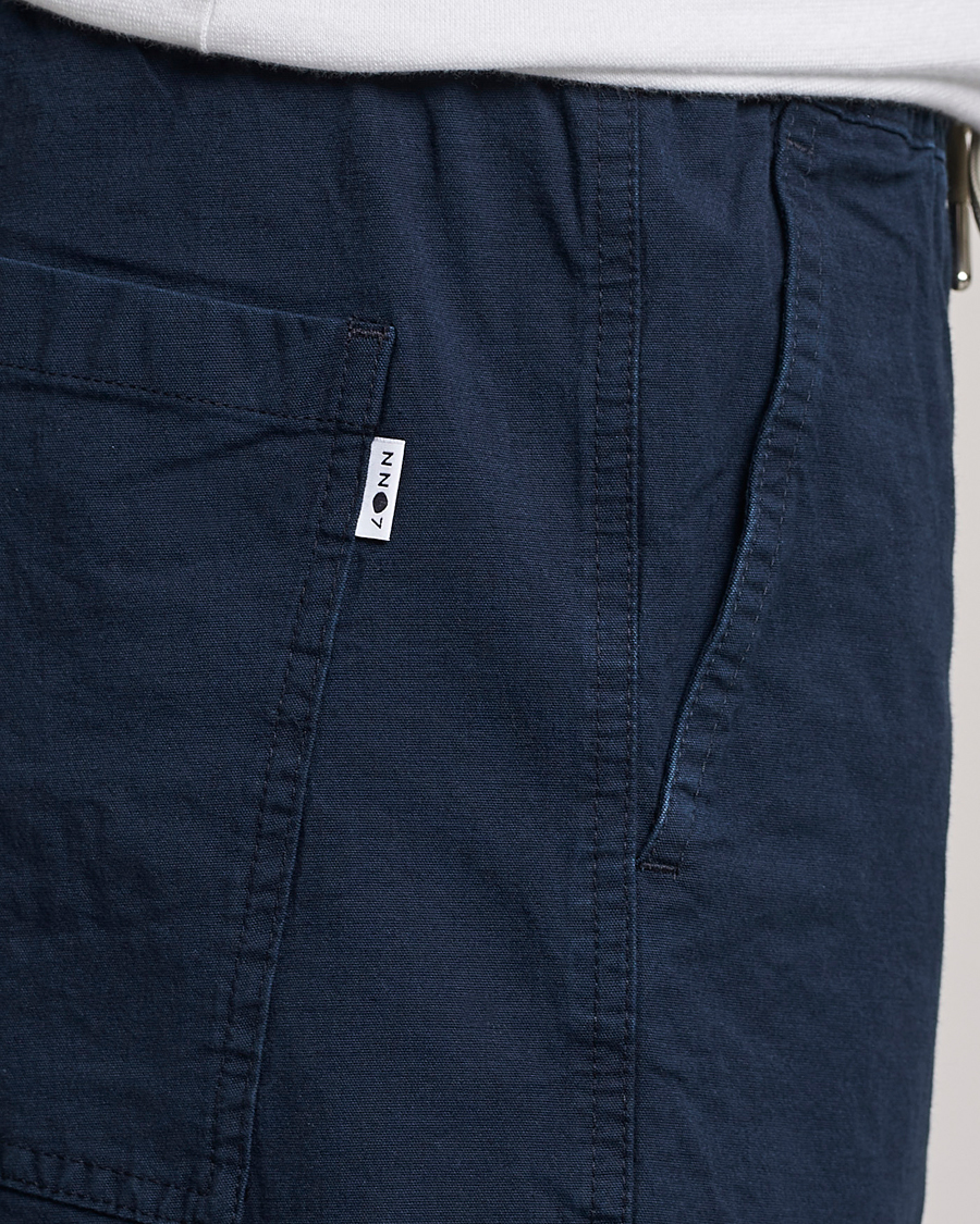 Homme | Shorts | NN07 | Gregor Tencel Drawstring Shorts Navy Blue