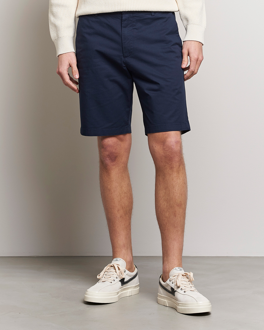 Homme | Shorts | Dockers | Cotton Stretch Twill Chino Shorts Navy Blazer