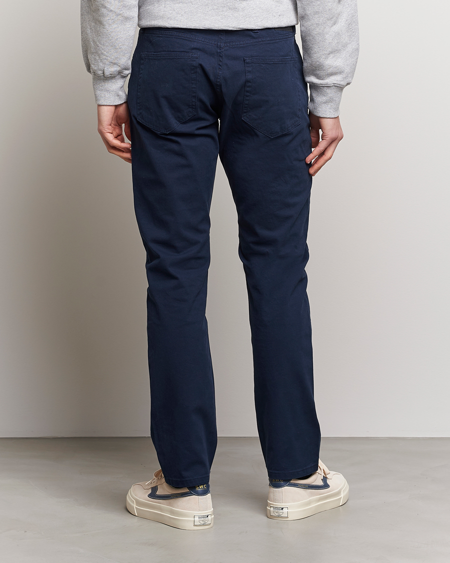 Homme | Pantalons | Dockers | 5-Pocket Cotton Stretch Trousers Navy Blazer