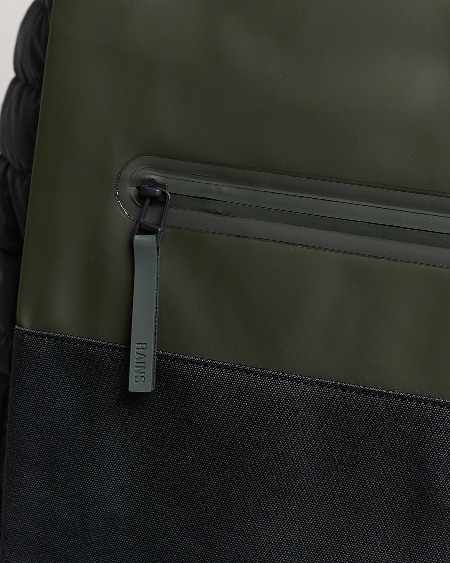 Homme | RAINS Trail Rolltop Backpack Green | RAINS | Trail Rolltop Backpack Green