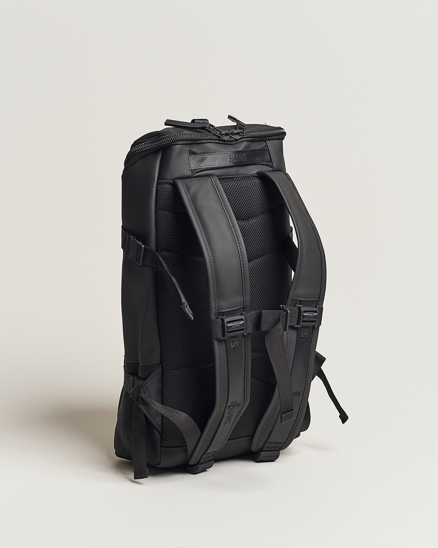 Homme | RAINS Trail Cargo Backpack Black | RAINS | Trail Cargo Backpack Black