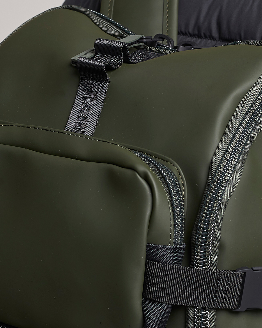Homme | RAINS Trail Cargo Backpack Green | RAINS | Trail Cargo Backpack Green