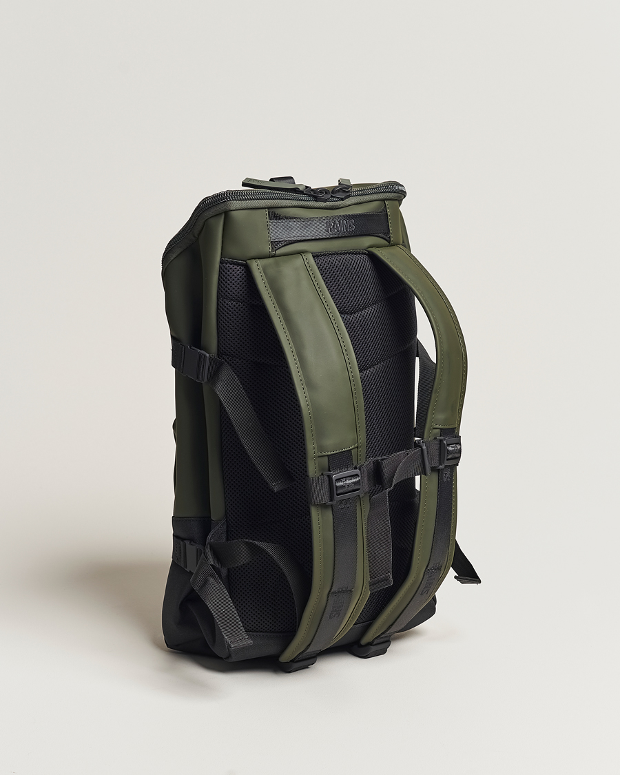Homme | RAINS Trail Cargo Backpack Green | RAINS | Trail Cargo Backpack Green