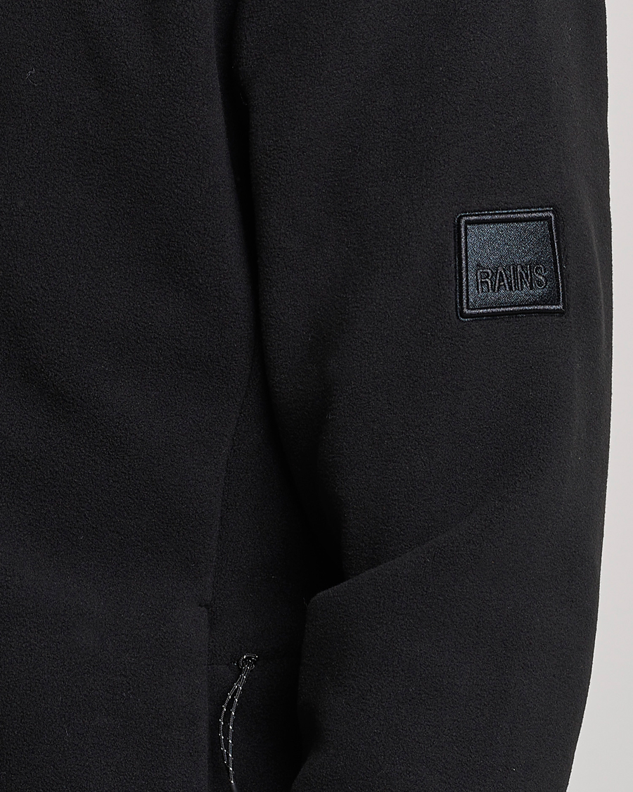 Homme | Pulls Et Tricots | RAINS | Fleece Half-Zip Pullover Black