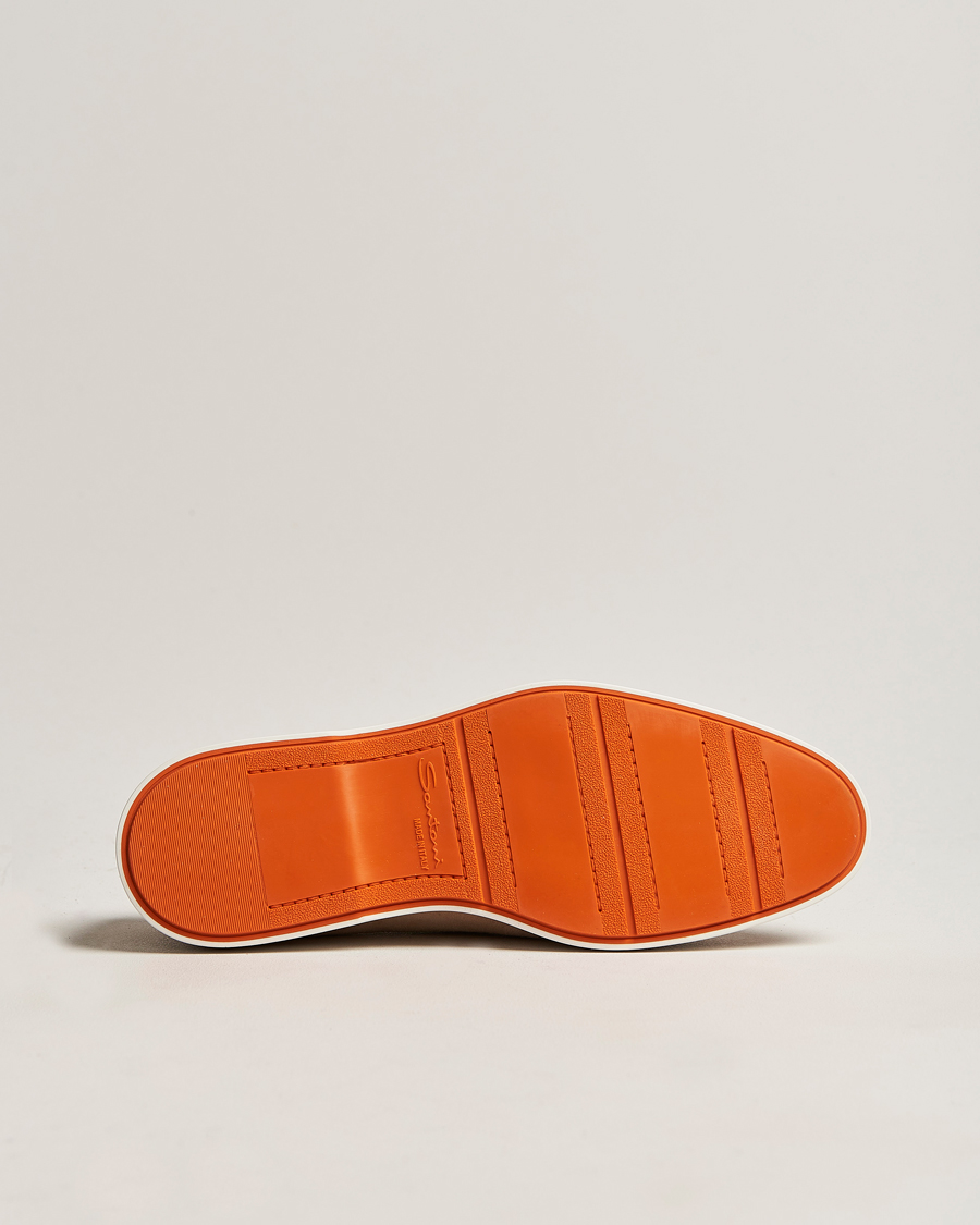 Homme | Santoni Summer Loafer Beige Suede | Santoni | Summer Loafer Beige Suede