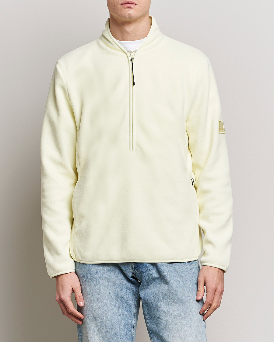 Homme | Pulls Et Tricots | RAINS | Fleece Half-Zip Pullover Straw