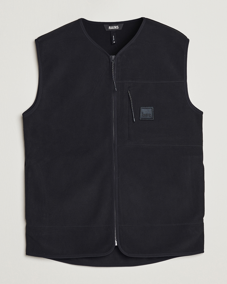 Homme | Pulls Et Tricots | RAINS | Fleece Vest Black