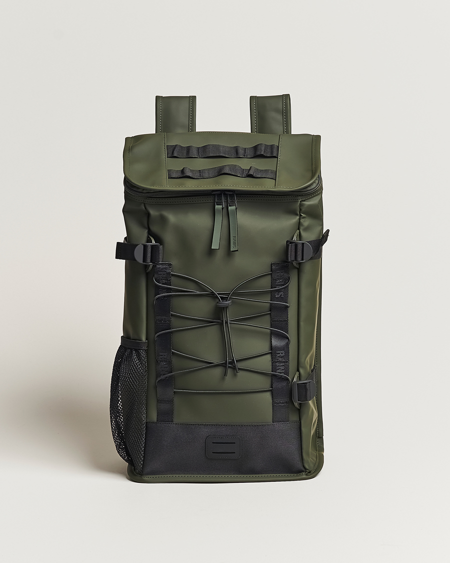 Homme | RAINS Trail Mountaineer Backpack Green | RAINS | Trail Mountaineer Backpack Green