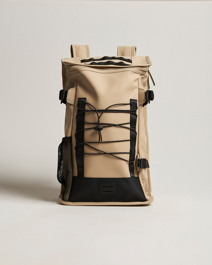 Homme | RAINS Trail Mountaineer Backpack Sand | RAINS | Trail Mountaineer Backpack Sand