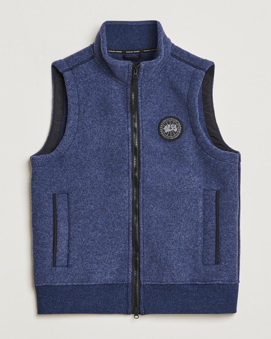 Homme | Gilets | Canada Goose | Mersey Fleece Vest Atlantic Navy