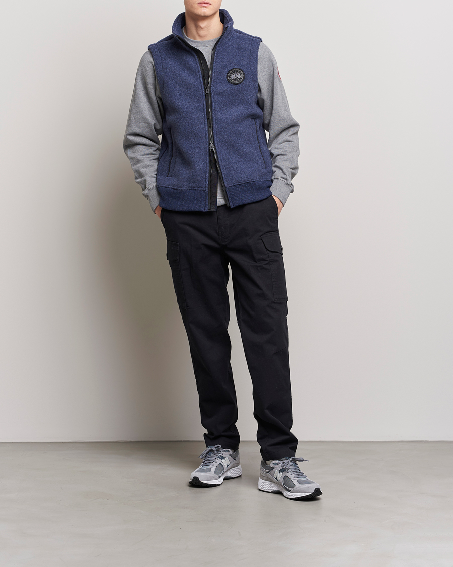 Homme | Gilets | Canada Goose | Mersey Fleece Vest Atlantic Navy