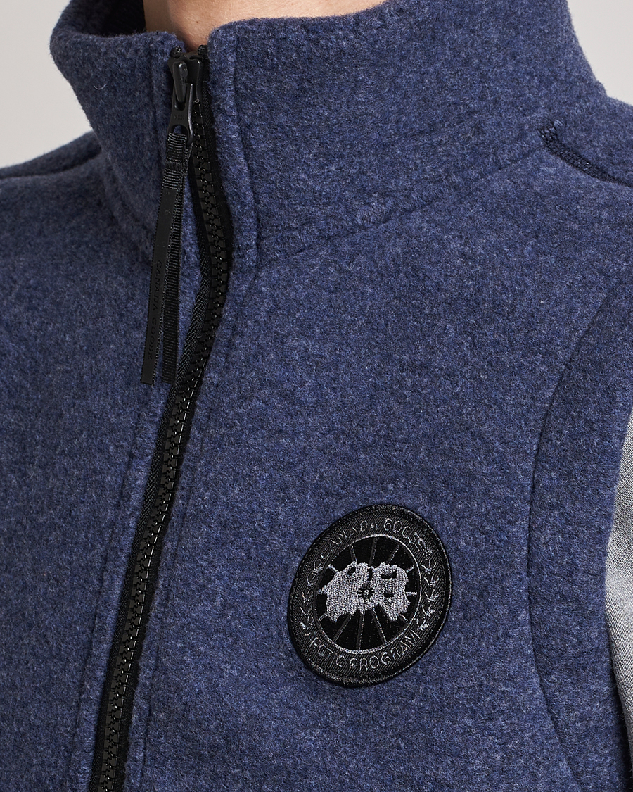 Homme | Gilets | Canada Goose | Mersey Fleece Vest Atlantic Navy